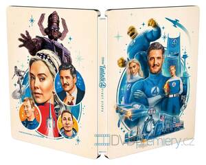 Fantastická 4 - První kroky (4K UHD + BLU-RAY) (2 BLU-RAY) - STEELBOOK