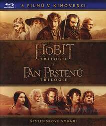 Kolekce Středozemě: Pán prstenů / Hobit (6 BLU-RAY) - kinoverze