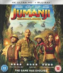 Jumanji 2: Vítejte v džungli (4K ULTRA HD + BLU-RAY) 2 disky - DOVOZ