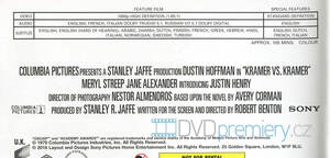 Kramerová versus Kramer (BLU-RAY) - DOVOZ - BEZ CZ PODPORY