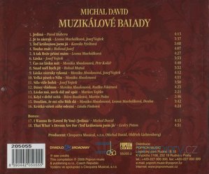 Michal David - Muzikálové balady (CD)