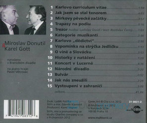 Miroslav Donutil a Karel Gott - Spolu na kus řeči (CD) - mluvené slovo