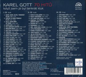 Karel Gott: 70 hitů - Zlatá kolekce (3 CD)