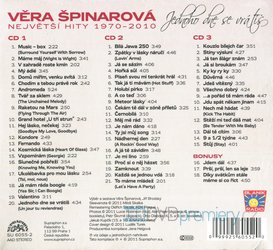 Věra Špinarová - Jednoho dne se vrátíš - Největší hity 1970-2010 (3 CD)