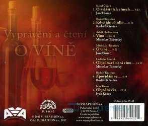 Vyprávění a čtení  o víně (CD) - audiokniha