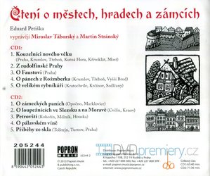 Čtení o městech, hradech a zámcích (2 CD) - audiokniha
