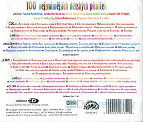100 nejznámějších dětských písniček (2 CD)