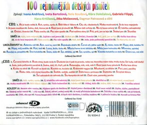 100 nejznámějších dětských písniček (2 CD)