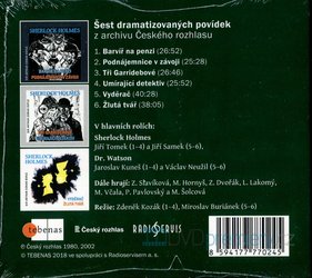 Šest případů Sherlocka Holmese (MP3-CD) - audiokniha