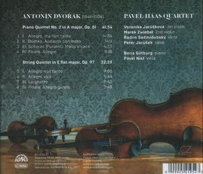 Pavel Haas Quartet, Boris Giltburg, Pavel Nikl: Dvořák: Kvintety op. 81 & 97 (CD)
