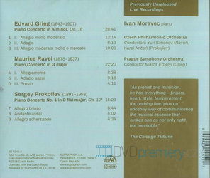 Ivan Moravec: Koncerty (Grieg, Ravel, Prokofjev) (CD)