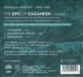 Bohuslav Martinů: Epos o Gilgamešovi (CD)