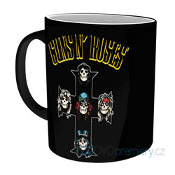Hrnek Guns´N Roses - kříž měnící se 295 ml