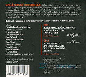 Volá první republika!, Různí interpreti (2 CD) - mluvené slovo