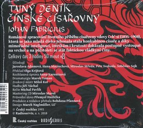 Tajný deník čínské císařovny (MP3-CD) - audiokniha