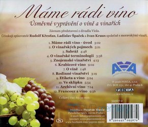 Máme rádi víno (Úsměvné vyprávění o víně a vinařích) (CD) - mluvené slovo