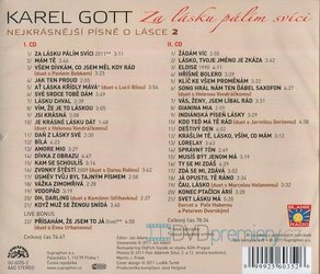 Karel Gott: Za lásku pálím svíci (2 CD)