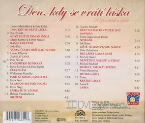 Den, kdy se vrátí láska, Různí interpreti (CD)