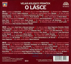 Velká kolekce písniček o lásce, Různí interpreti (3 CD)