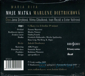 Moje matka Marlene Dietrichová (MP3-CD) - audiokniha