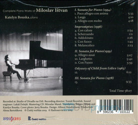 Complete Piano Works of Miloslav Ištvan / Katelyn Bouska, piano (CD)