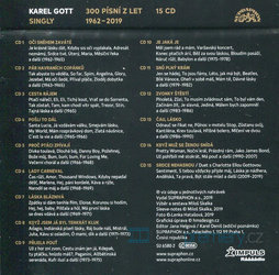 Karel Gott: Singly - 300 písní z let 1962-2019 (15 CD)