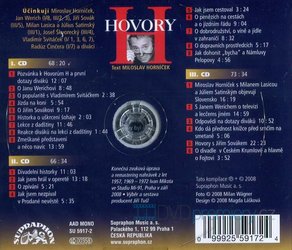 Hovory H: Miroslav Horníček a hosté (3 CD) - mluvené slovo