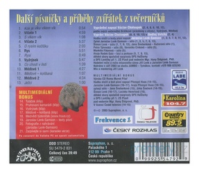 Písničky a příběhy zvířátek z večerníčků - Bráškové + Prázdniny s vlčaty (CD)