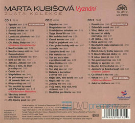 Marta Kubišová: Vyznání (3 CD) - Zlatá kolekce