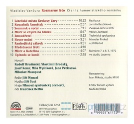 Rozmarné léto (Vladislav Vančura-Různí interpreti) (CD)