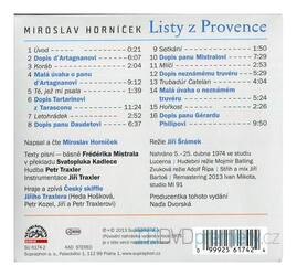 Miroslav Horníček - Listy z Provence (CD)
