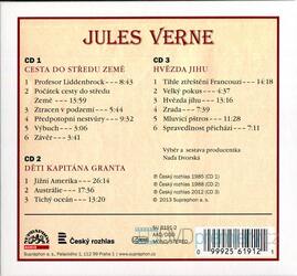 Jules Verne - Cesta do středu Země, Děti kapitána Granta, Hvězda jihu (3 CD)