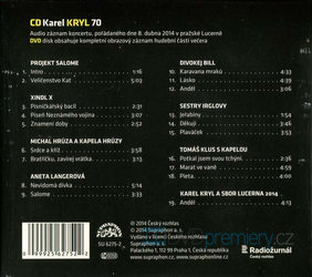 Karel Kryl 70, Různí interpreti (CD + DVD)