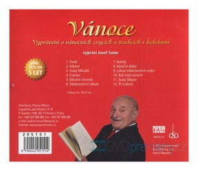 Vánoce - Vyprávění o vánočních zvycích a tradicích s koledami (Josef Somr) (CD)