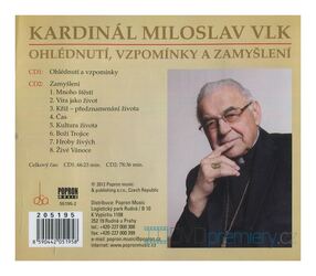 Kardinál Miloslav Vlk - Ohlédnutí, vzpomínky a zamyšlení (2 CD)