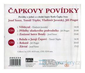 Čapkovy povídky (Karel Čapek-Různí interpreti) (2 CD)