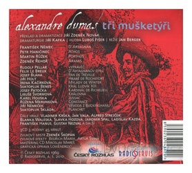 Tři mušketýři (Alexandre Dumas-Různí interpreti) (3 CD) - rozhlasová dramatizace