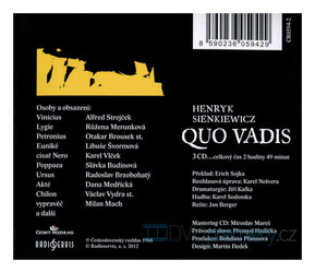 Quo vadis (Henryk Sienkiewicz-Různí interpreti) (3 CD)