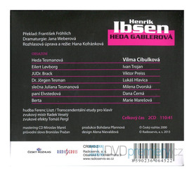Heda Gablerová (Henrik Ibsen-Různí interpreti) (2 CD) - rozhlasová dramatizace