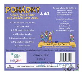 Pohádky z Jižních Čech a Šumavy aneb Vyprávění kapra Jakuba - 3.díl (CD)