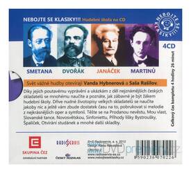 Nebojte se klasiky kolekce 1 - Smetana, Dvořák, Janáček, Martinů (4 CD)