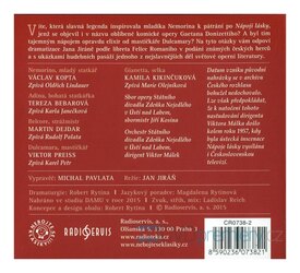 Nebojte se klasiky 14 - Gaetano Donizetti, Nápoj lásky (CD)