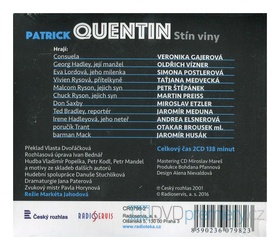 Stín viny (Patrick Quentin-Různí interpreti) (2 CD) - rozhlasová dramatizace