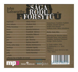 Sága rodu Forsytů (John Galsworthy-Různí interpreti) (MP3-CD) - rozhlasová dramatizace