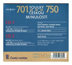 Toulky českou minulostí 0701-0750 (2 MP3-CD)
