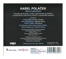 Hlavní přelíčení (Karel Poláček-Iva Janžurová) (MP3-CD) - rozhlasová dramatizace