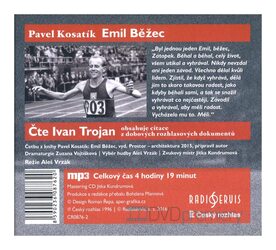 Emil Běžec (Pavel Kosatík-Ivan Trojan) (MP3-CD)