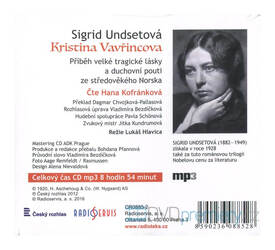 Kristina Vavřincova (Sigrid Undsetová-Hana Kofránková) (MP3-CD)