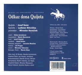 Odkaz dona Quijota (Miguel De Cervantes-Různí interpreti) (2 CD) - rozhlasová dramatizace