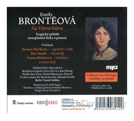 Na Větrné hůrce (Emily Bronteová-Různí interpreti) (MP3-CD) - rozhlasová dramatizace